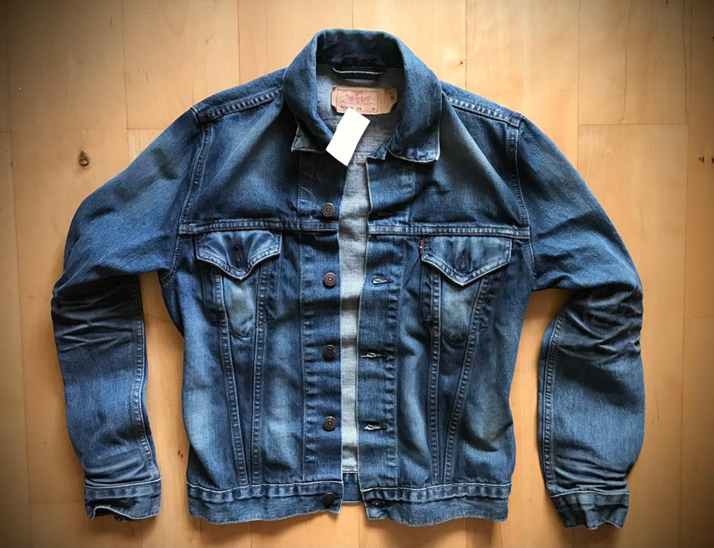 Levi’s 70500 Trucker Jacket spijker denim jas “used look“ M, Ophalen of Verzenden, Nieuw, Maat 48/50 (M), Blauw
