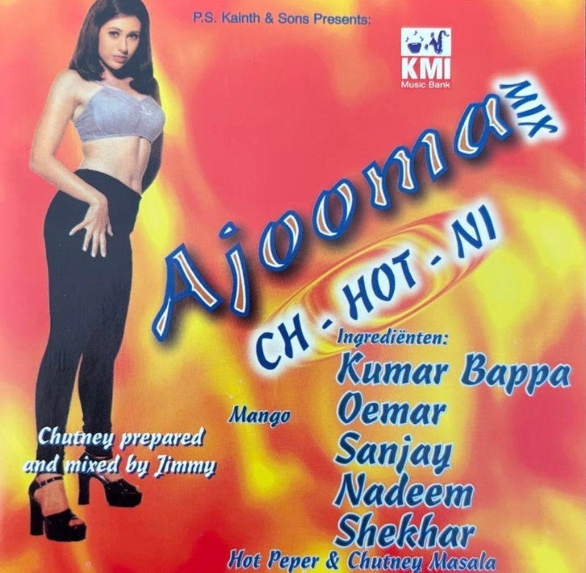 Ajooma - Mix Ch-Hot-Ni CD - Kumar Bappa, Oemar, Sanjay Jodha, Ophalen of Verzenden, Gebruikt, Verzamelalbum, Inclusief doosje