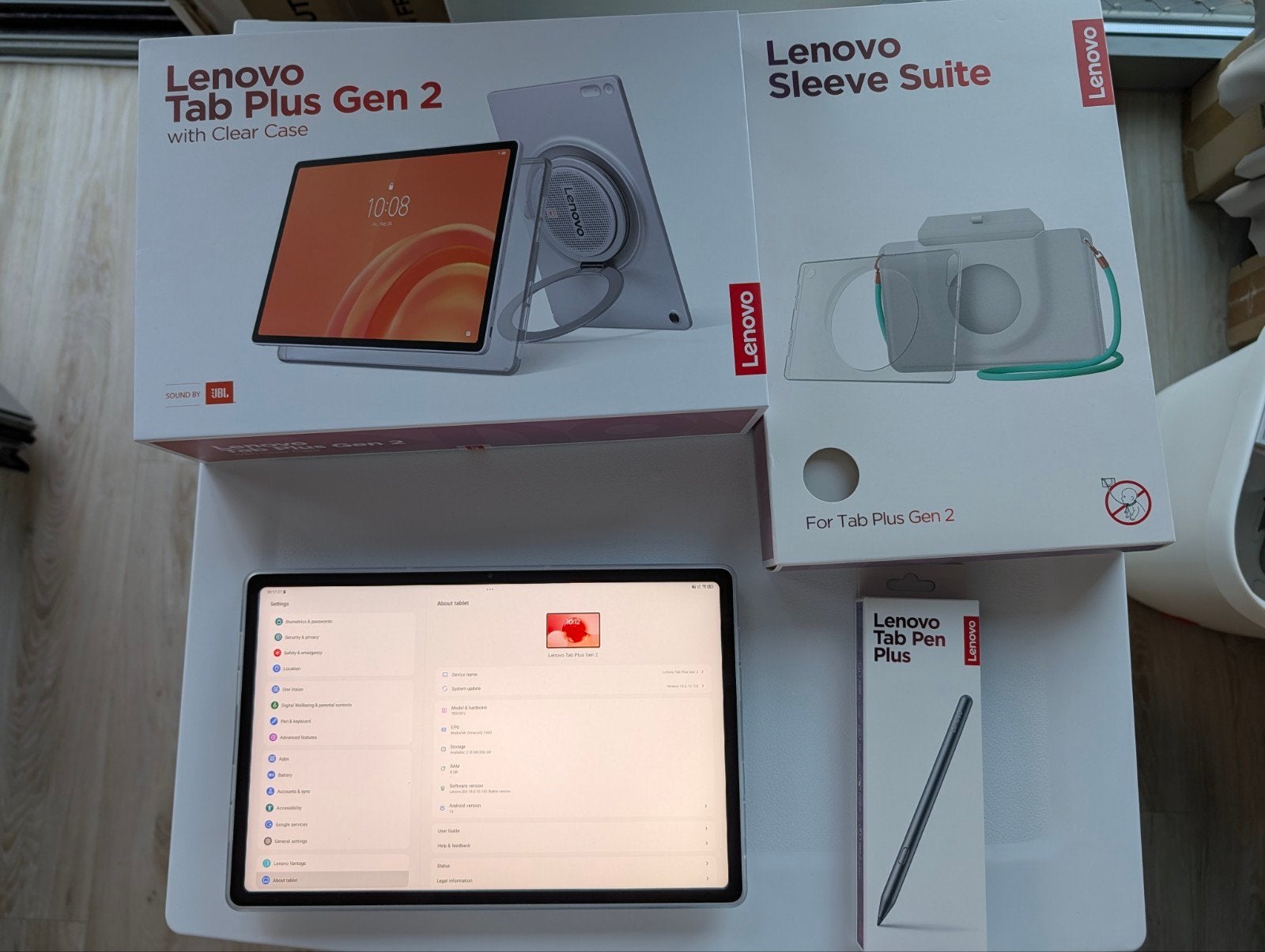Lenovo Tab Plus Gen 2 - 8G 256G - with pen and case - tablet, Tab Plus Gen 2, 12 inch, Ophalen of Verzenden, Zo goed als nieuw