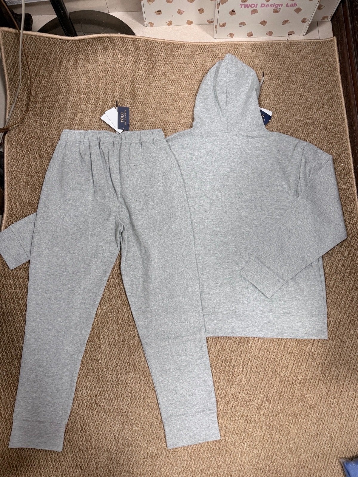 Polo Ralph Lauren trainingspak - Grijs. Alle maten, Ophalen of Verzenden, Nieuw, Maat 38/40 (M), Grijs