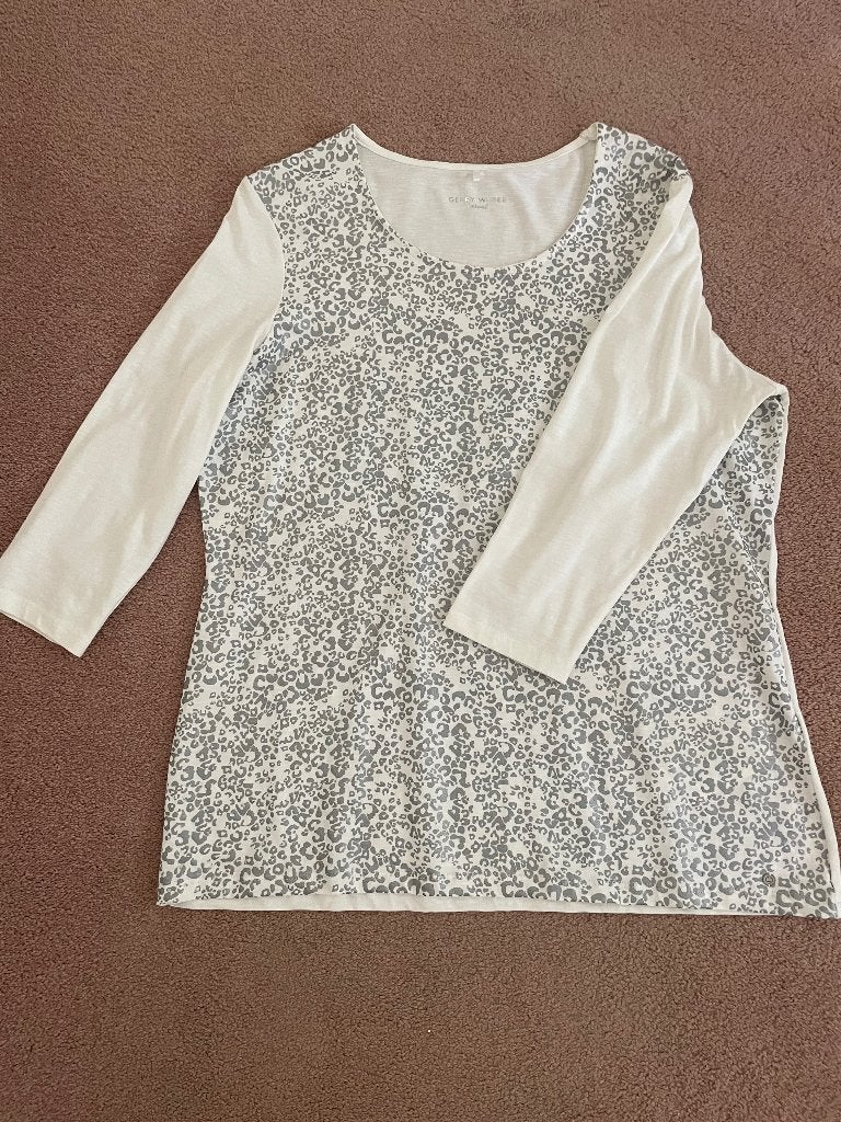 Gerry Weber shirt maat 44, Wit, Maat 42/44 (L), Nieuw, Ophalen of Verzenden