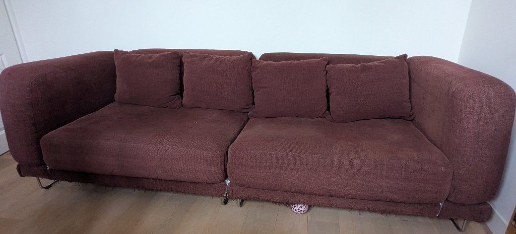 Slaapbank Ikea Tylösand, Huis en Inrichting, Ophalen, Gebruikt, Paars, Tweepersoons