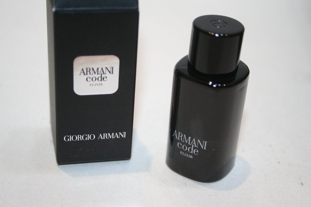 Armani Code Elixir 7 ml Parfum nieuw & OVP, Verzamelen, Verzenden, Nieuw, Miniatuur, Gevuld
