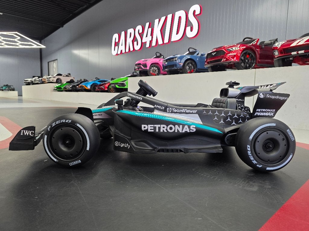 Formule 1 kinderauto Mercedes - 12 volt - leren zit - RC, Ophalen of Verzenden, Nieuw