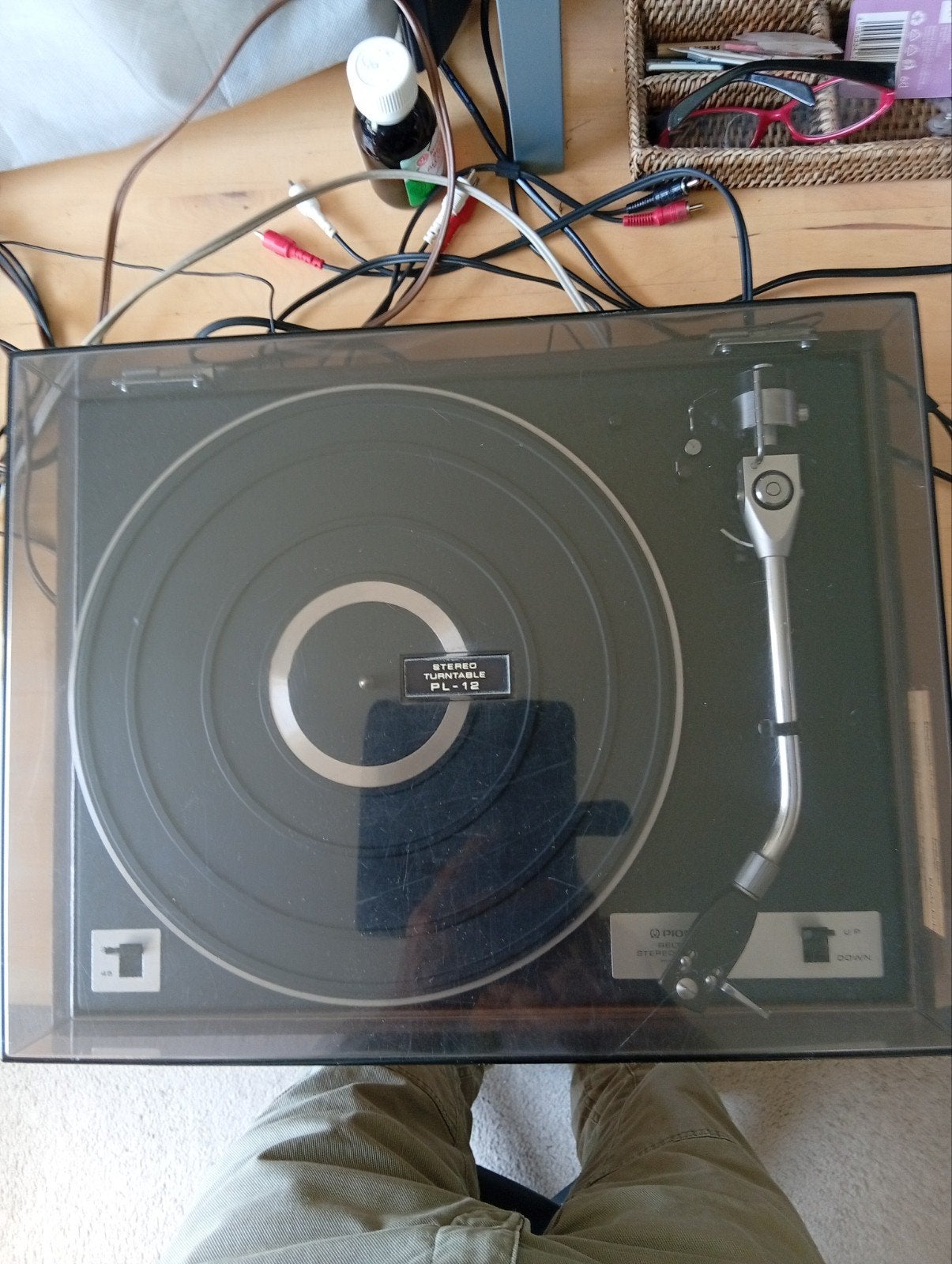 platenspeler Pioneer pl12, Audio, Tv en Foto, Platenspelers, Ophalen, Gebruikt, Platenspeler, Pioneer
