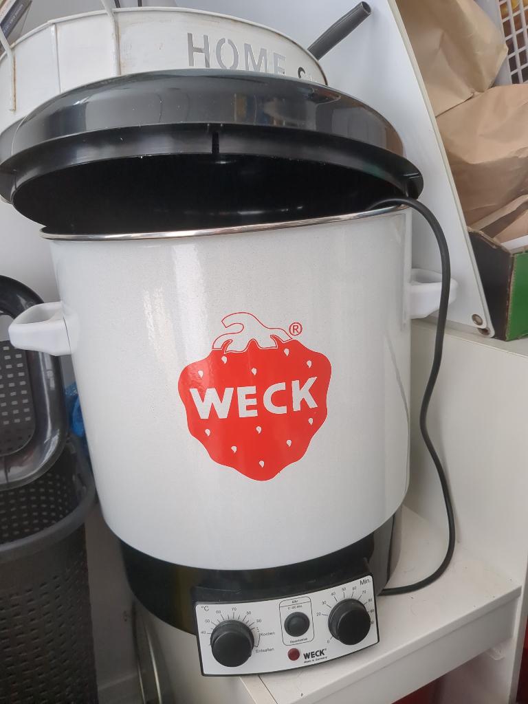 Volledige automatische weckpan met potten en toebehoren, Huis en Inrichting, Keuken | Potten en Pannen, Ophalen, Zo goed als nieuw