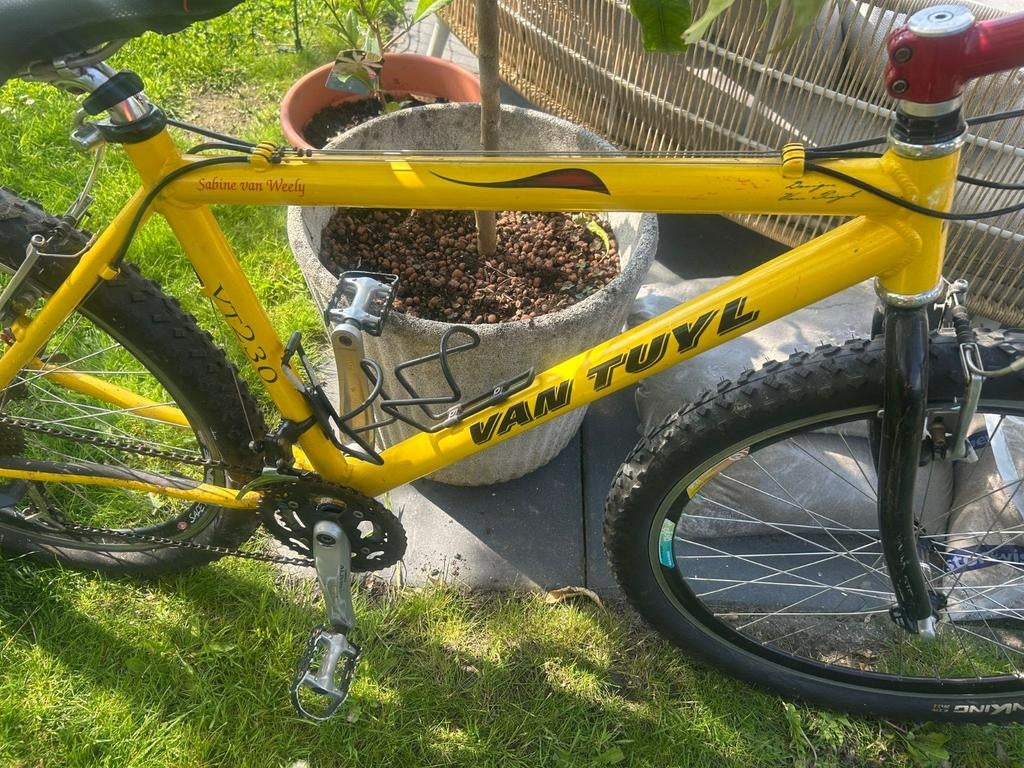 Van Tuyl VT230 Mountainbike - Geel, Overige merken, Gebruikt, Ophalen of Verzenden, Geen vering