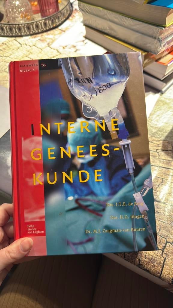 J.T.E. de Jong - Interne geneeskunde, Ophalen of Verzenden, Zo goed als nieuw, J.T.E. de Jong