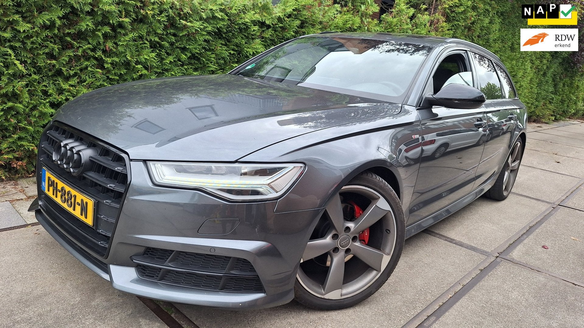 Audi A6 Avant 2.0 TDI ultra S line Edition, Auto's, Gebruikt, Leder en Stof, Origineel Nederlands, Diesel