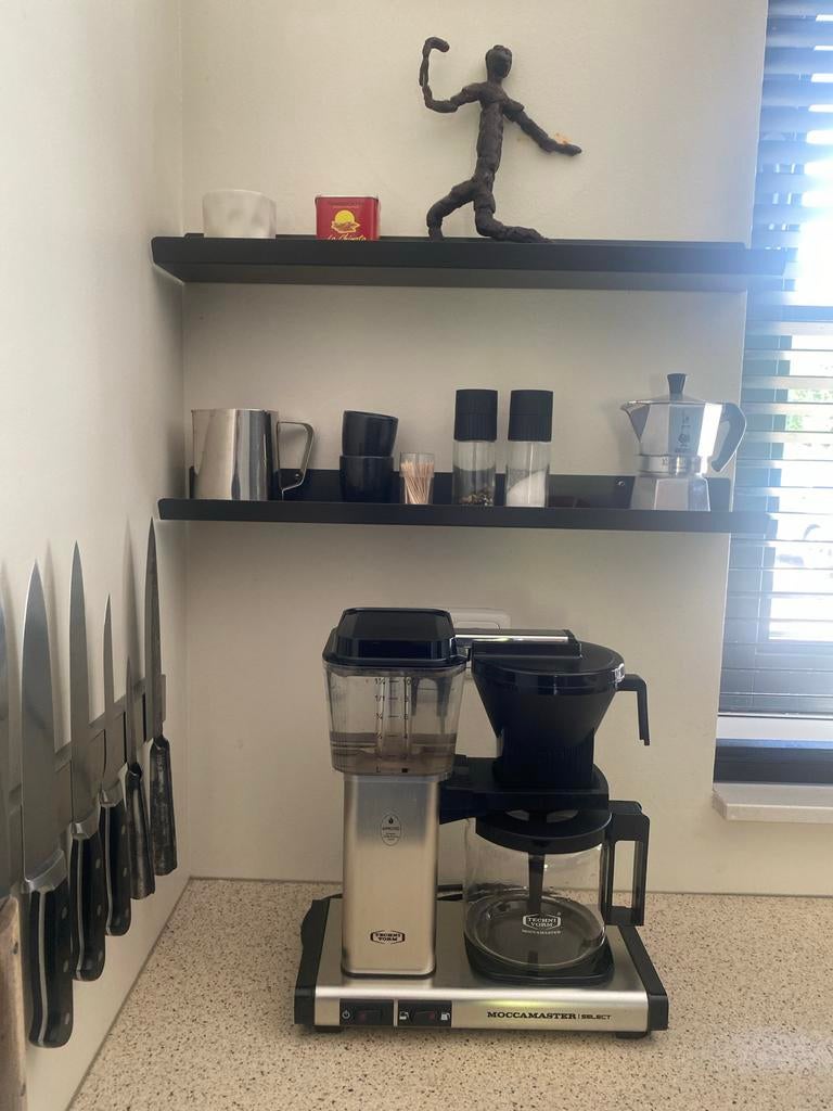 Technivorm Moccamaster Select Aluminium Koffiezetapparaat, 10 kopjes of meer, Koffiemachine, Gemalen koffie, Ophalen of Verzenden