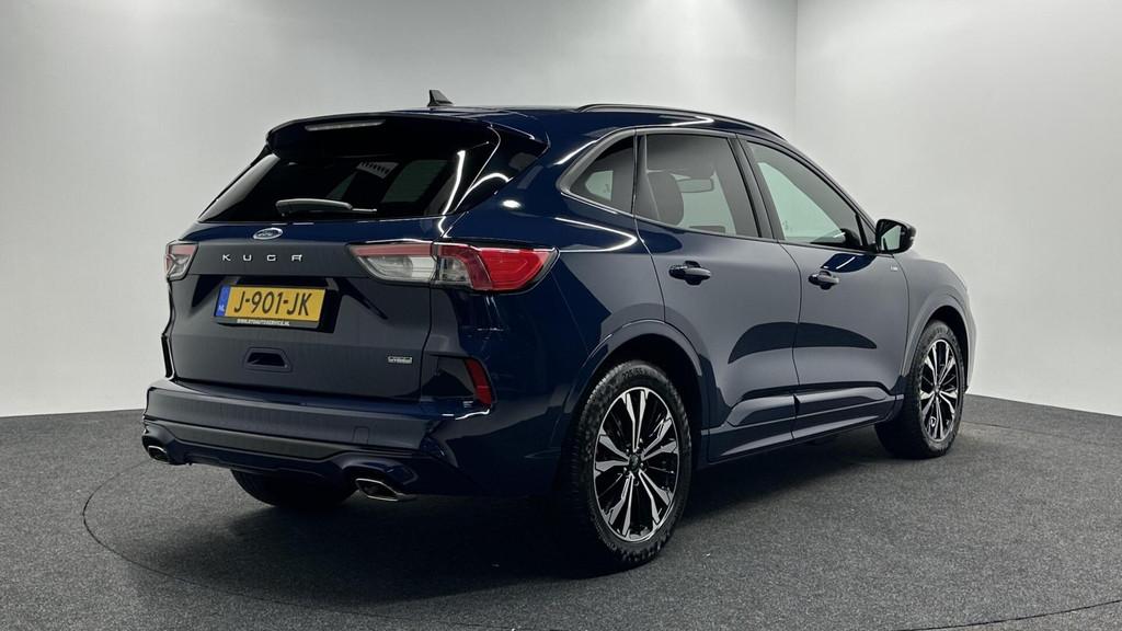 Ford Kuga 2.5 PHEV ST-Line ECC NAVI CRUISE DAB LM 81000 KM., Stof, Gebruikt, 4 cilinders, Met garantie (alle)