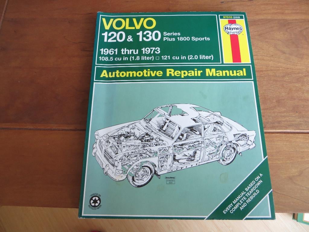 Haynes workshop manual vraagbaak Volvo 120, 130, 1800 '61-73, Auto diversen, Handleidingen en Instructieboekjes, Ophalen of Verzenden