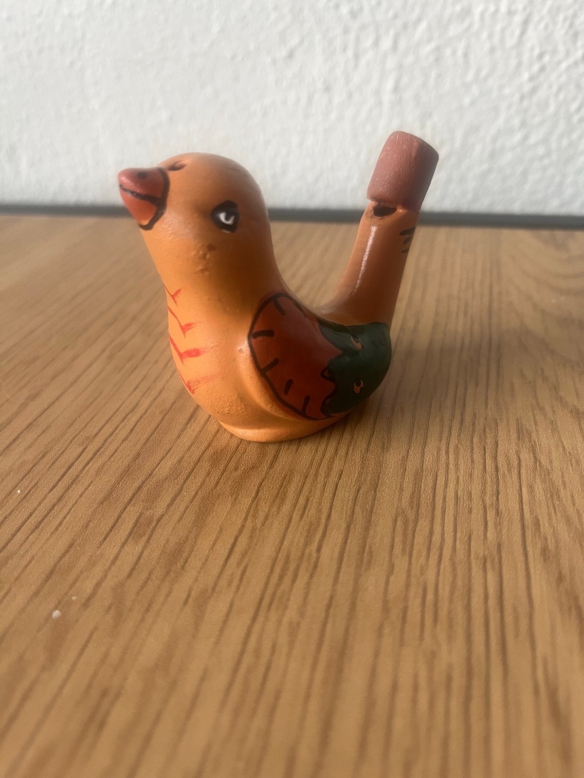 Terracotta vogel fluitje, Verzenden, Zo goed als nieuw