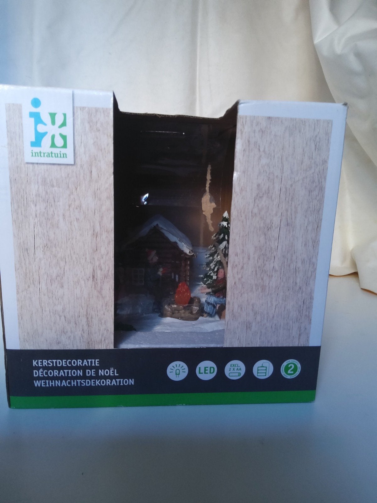 intratuin kersttafereel met verlichting G 3, Ophalen