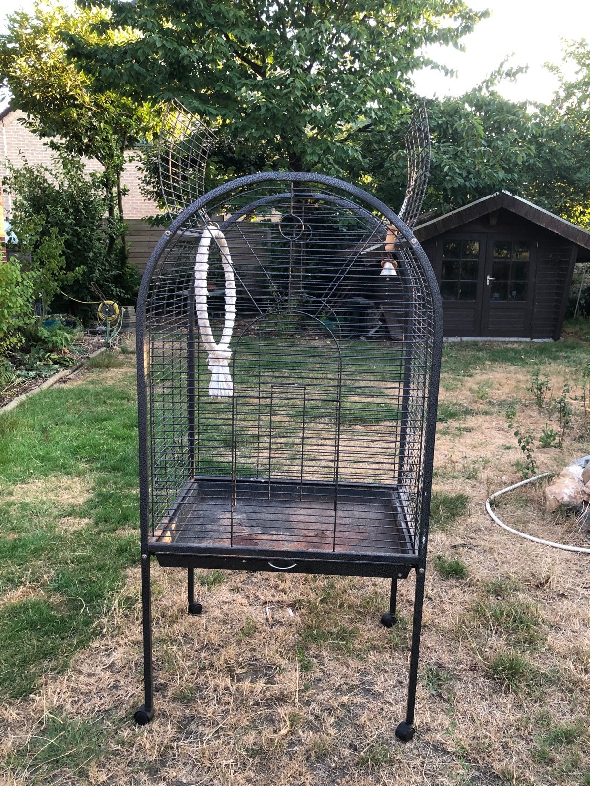 Vogelkooi papegaaienkooi 78x60x156, Dieren en Toebehoren, Vogels | Hokken en Kooien, Ophalen, Zo goed als nieuw, Metaal, Vogelkooi