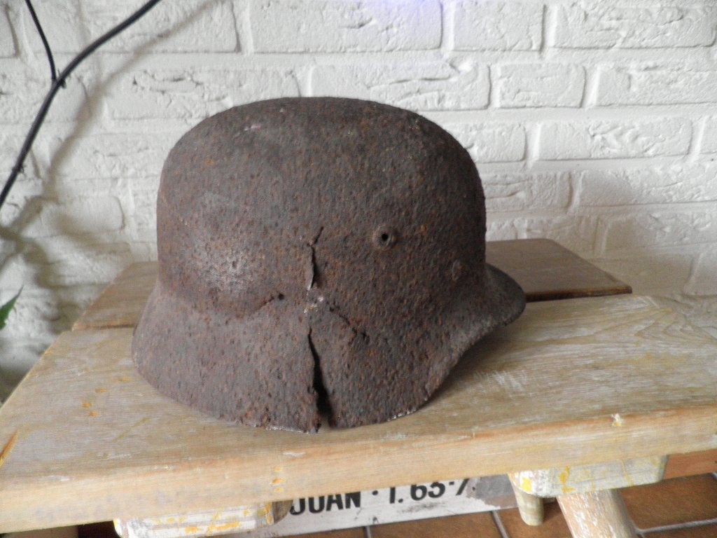 M35 duitse helm, Ophalen of Verzenden, Landmacht, Duitsland, Helm of Baret