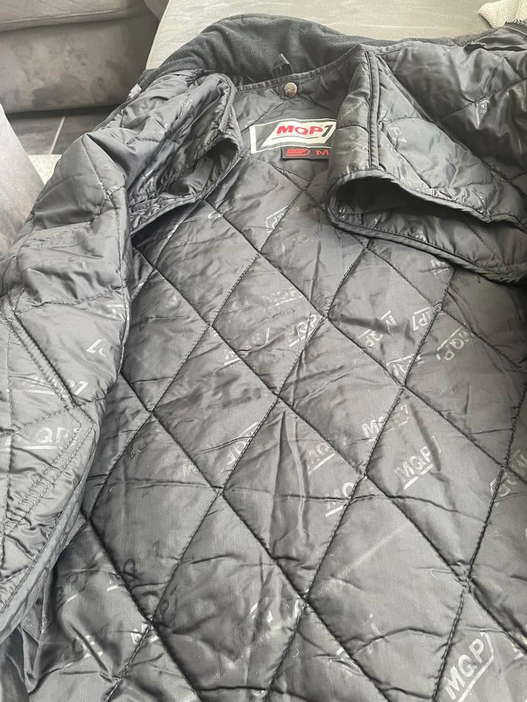 MQP Motorjas Textiel Zwart Maat M, Motoren, Kleding | Motorkleding, Ophalen of Verzenden, Tweedehands, Heren, Jas | textiel