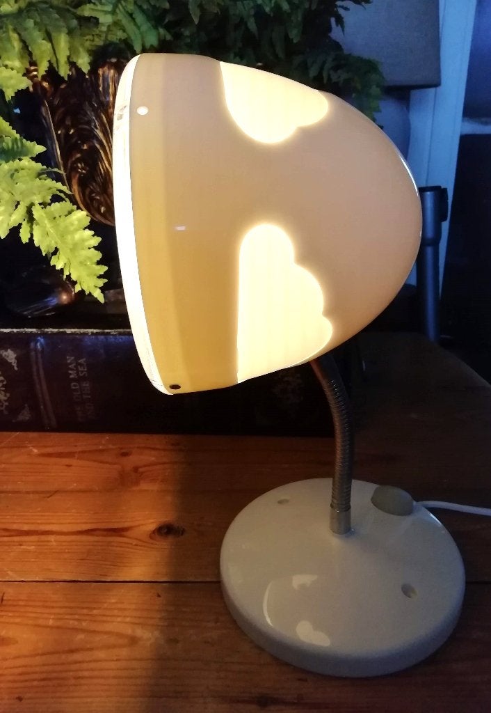 Vintage Skojig wolkenlampje muurlamp tafellamp wit '90 Ikea, Ophalen of Verzenden, Huis en Inrichting