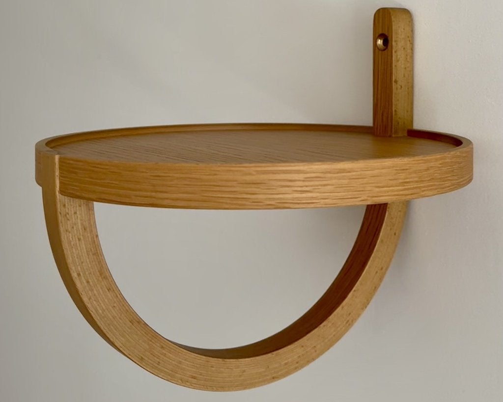 Fogia Archetto Wandplanken – Eiken – Note Design Studio, Hout, Decoratieobject, Ophalen of Verzenden, Zo goed als nieuw