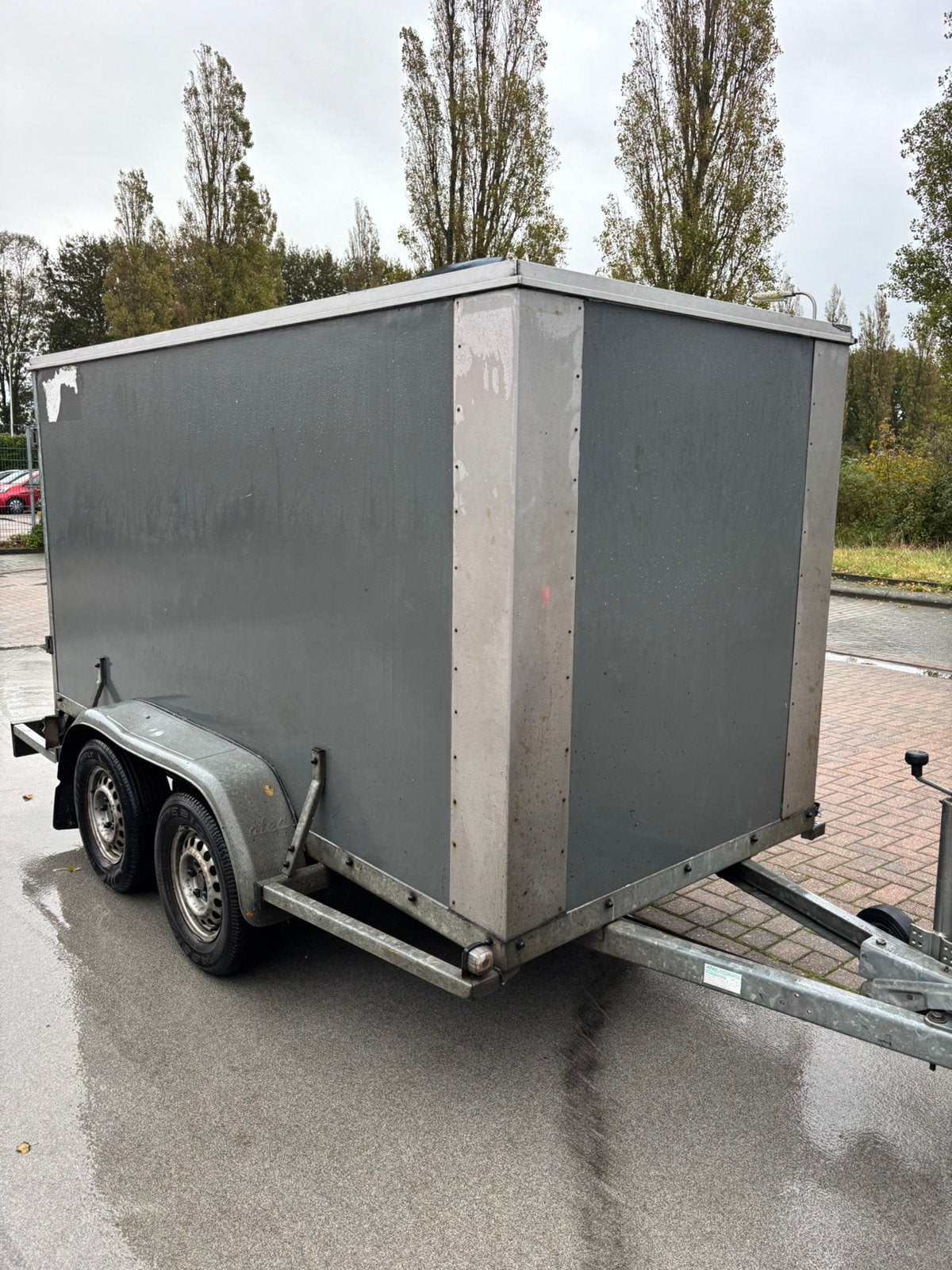 Atec gesloten aanhanger, Ophalen, Gebruikt