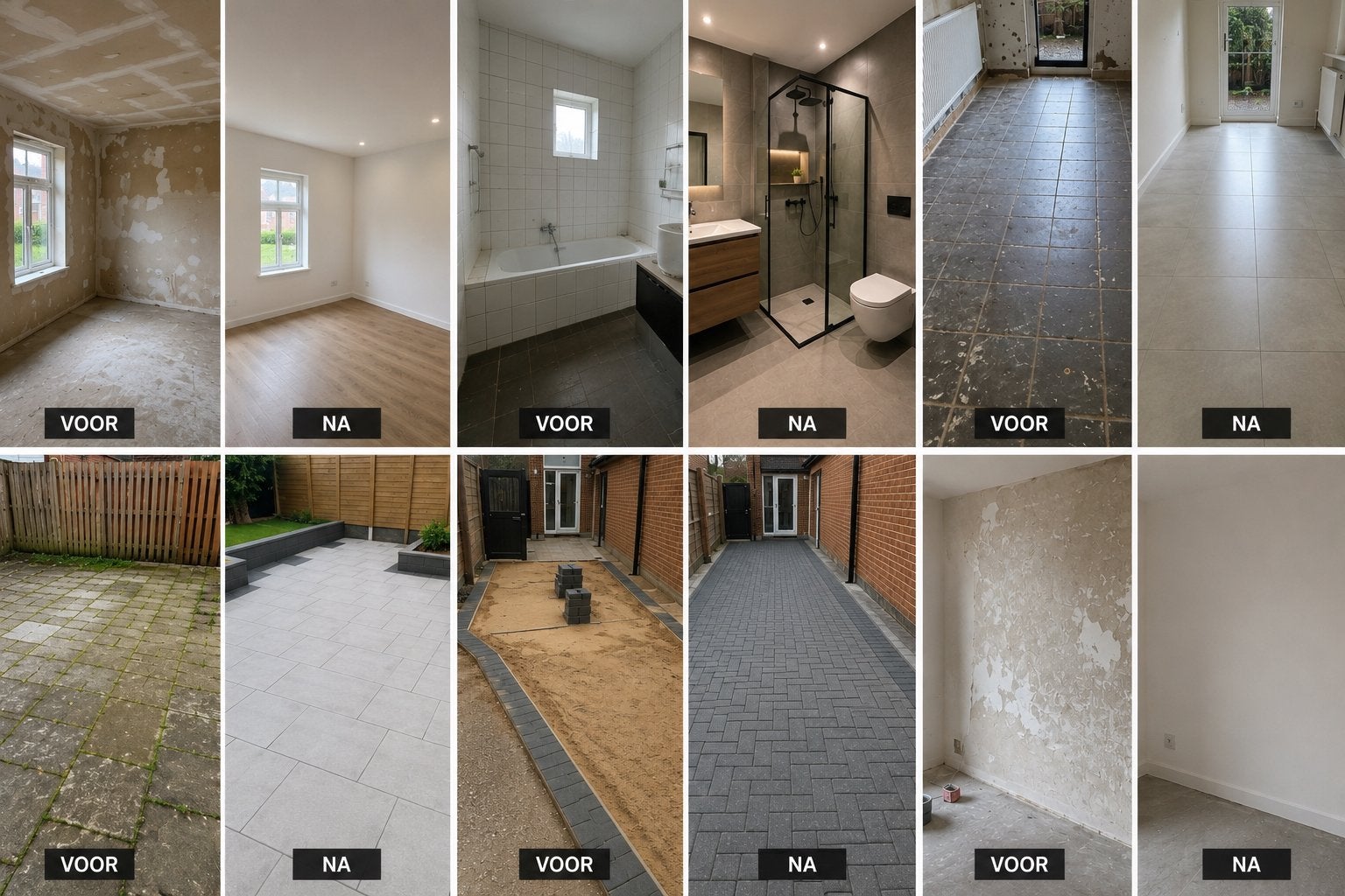 Stukadoor Tegelzetter | Badkamer & Tuin Scherpe Prijzen, Ophalen of Verzenden
