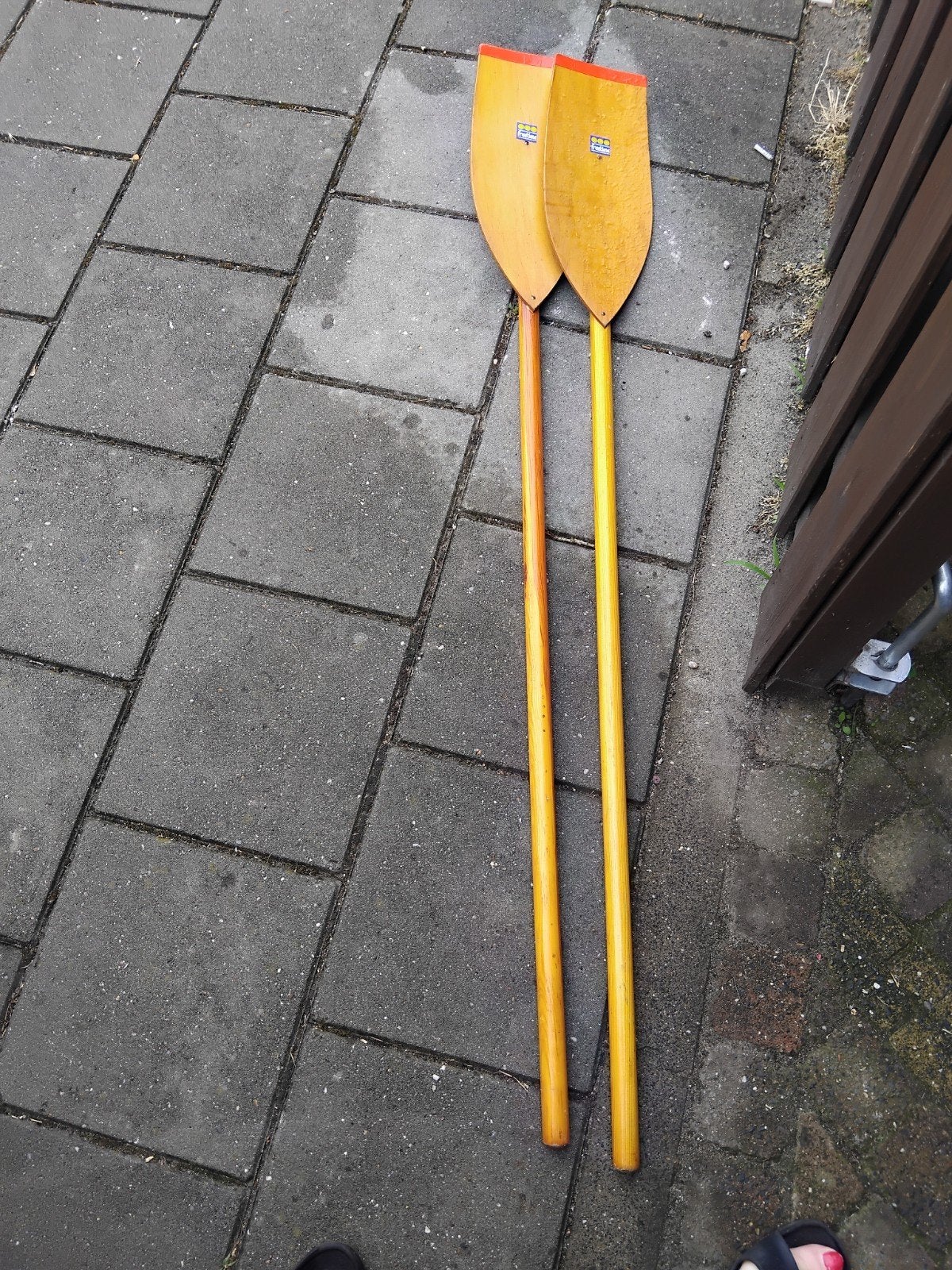 Freetime peddels - Set van 2 houten peddels, Watersport en Boten, Peddels, Ophalen