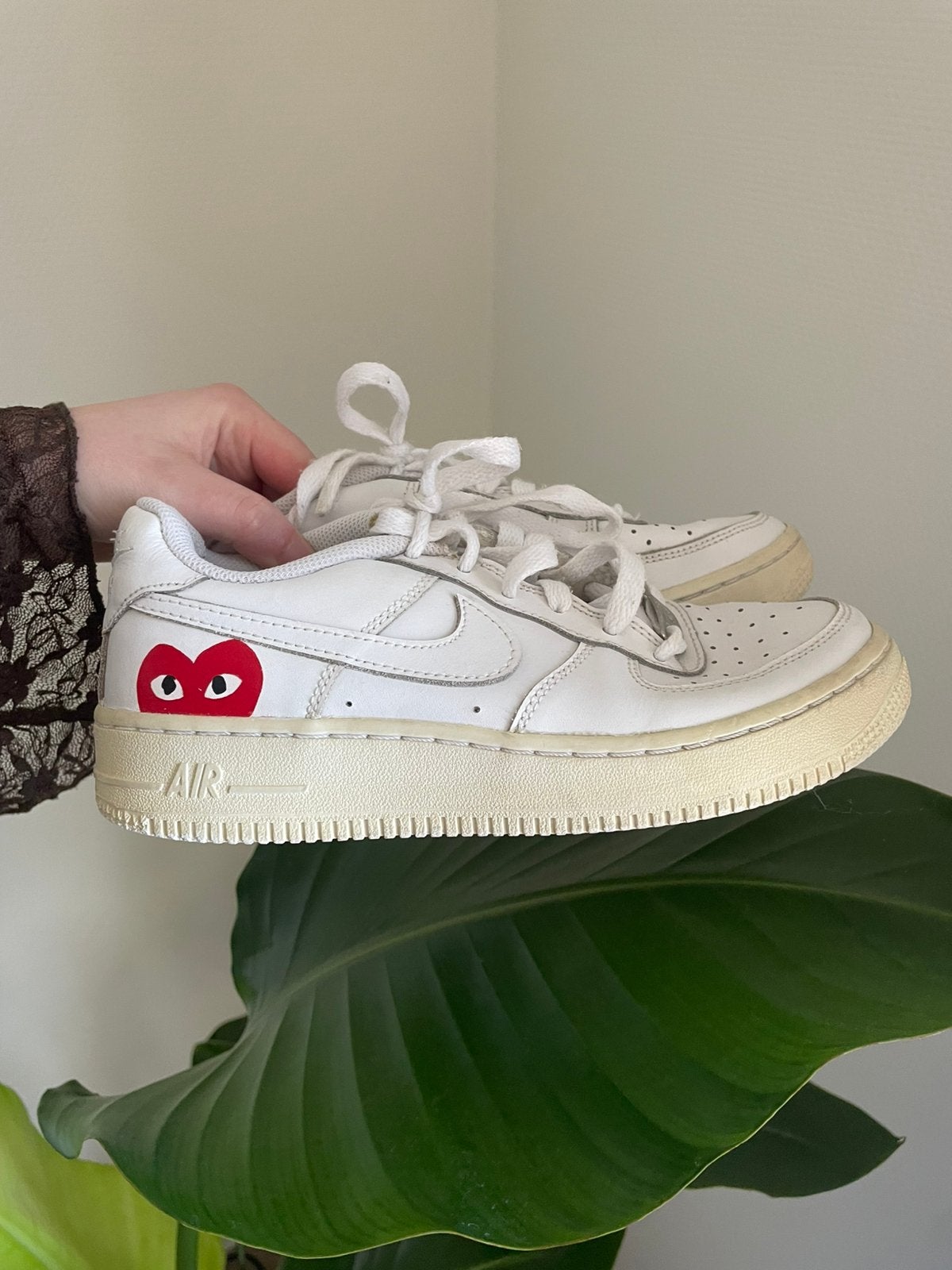 Sneakers nike wit maat 36.5, Ophalen of Verzenden, Zo goed als nieuw, Wit, Sneakers of Gympen