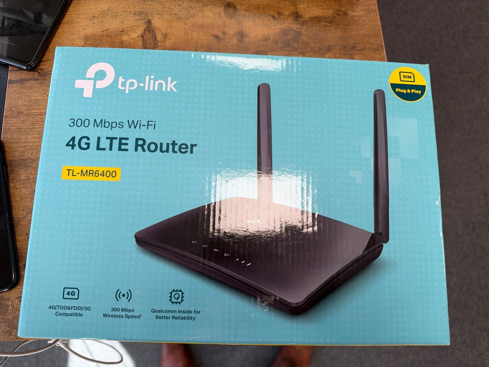 TP-Link TL-MR6400 4G LTE Router - 300 Mbps Wi-Fi, Ophalen of Verzenden, Nieuw, Router