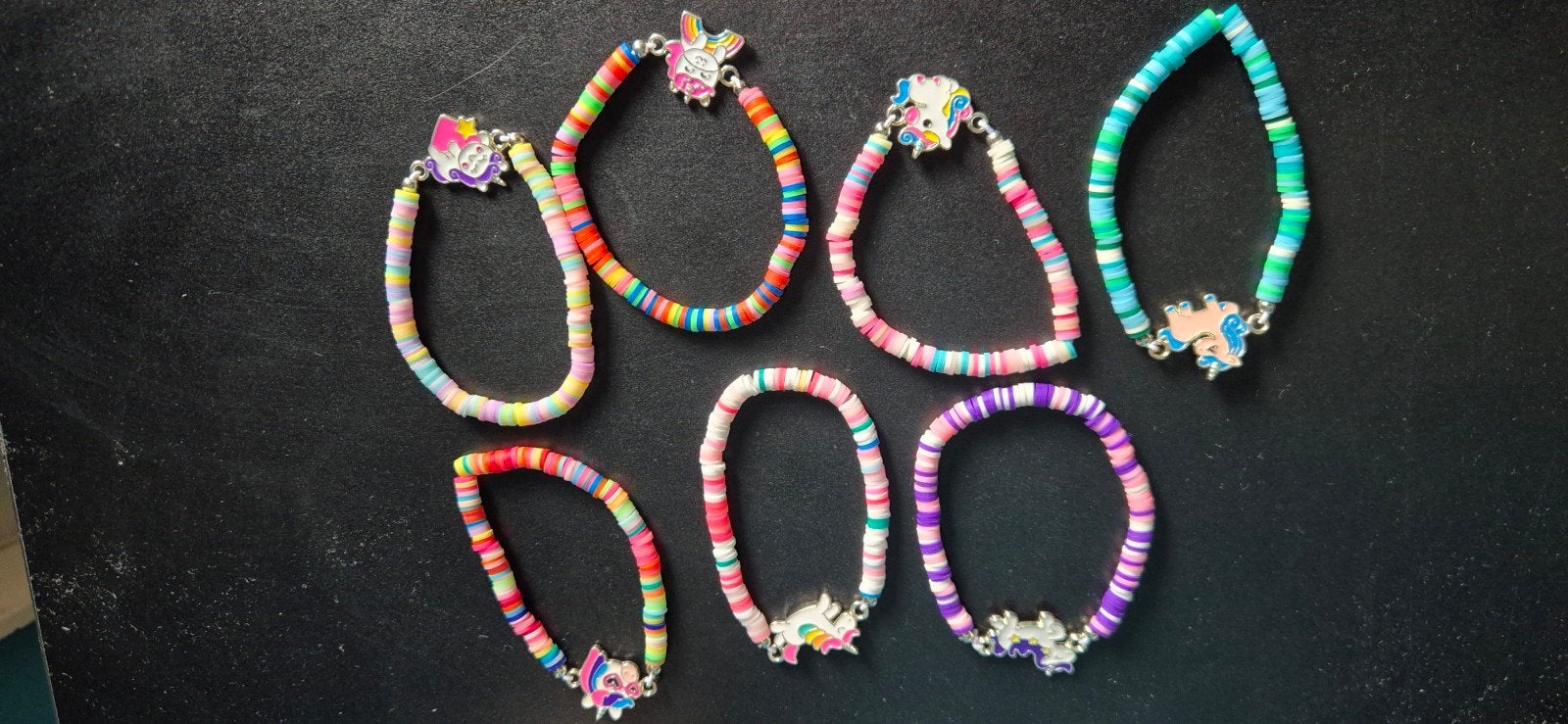 unicorn armbandjes, Overige kleuren, Nieuw, Ophalen of Verzenden, Elastiek