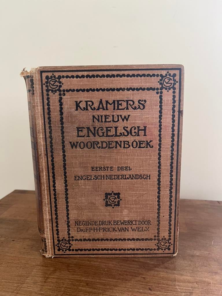 Kramers nieuw Engelsch woordenboek 9e druk 1921, Ophalen of Verzenden
