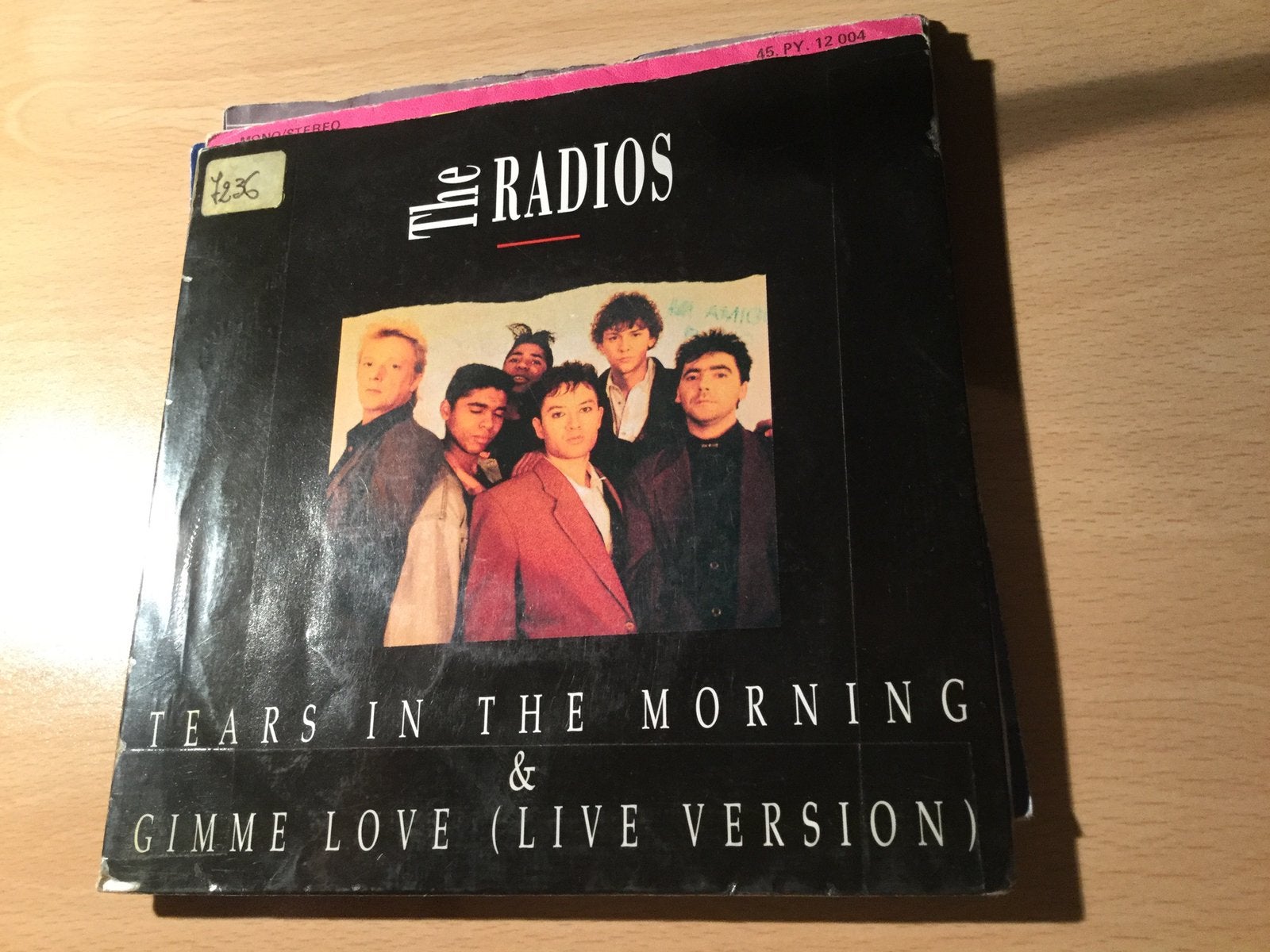 The Radio’s-Tears in the morning. Vinyl aingle., Gebruikt, 7 inch, Single, Ophalen of Verzenden