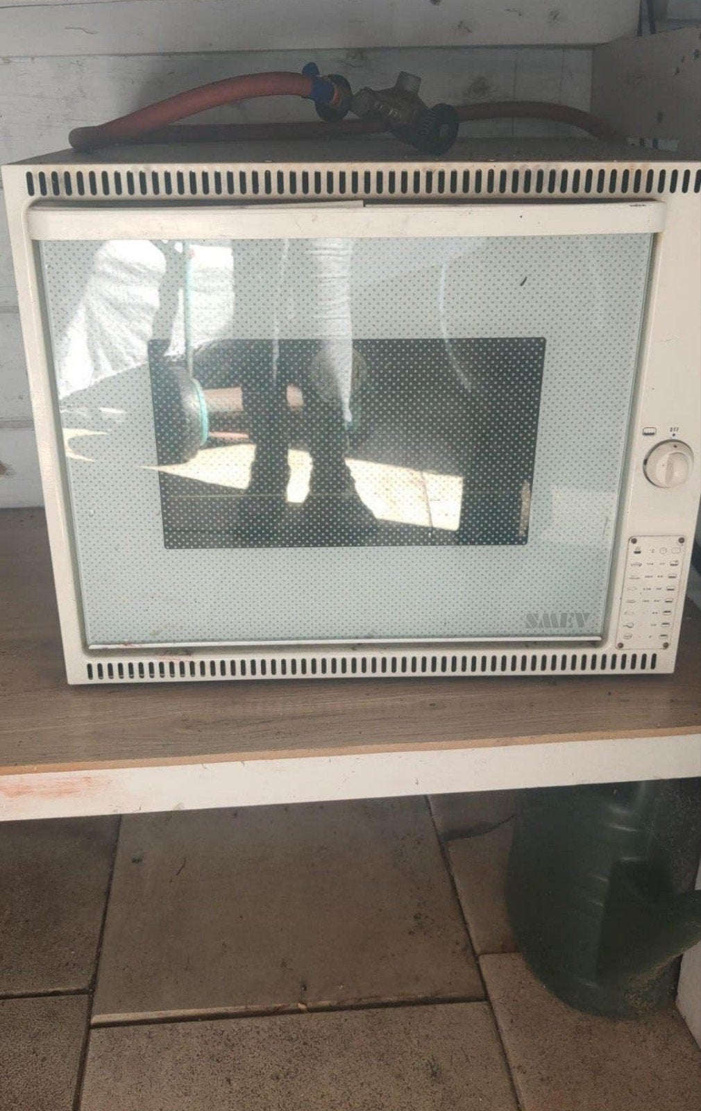 SMEV Oven Camper/Tiny House Propaan/Butaan Gas, Ophalen, Minder dan 45 cm, Gebruikt, Inbouw
