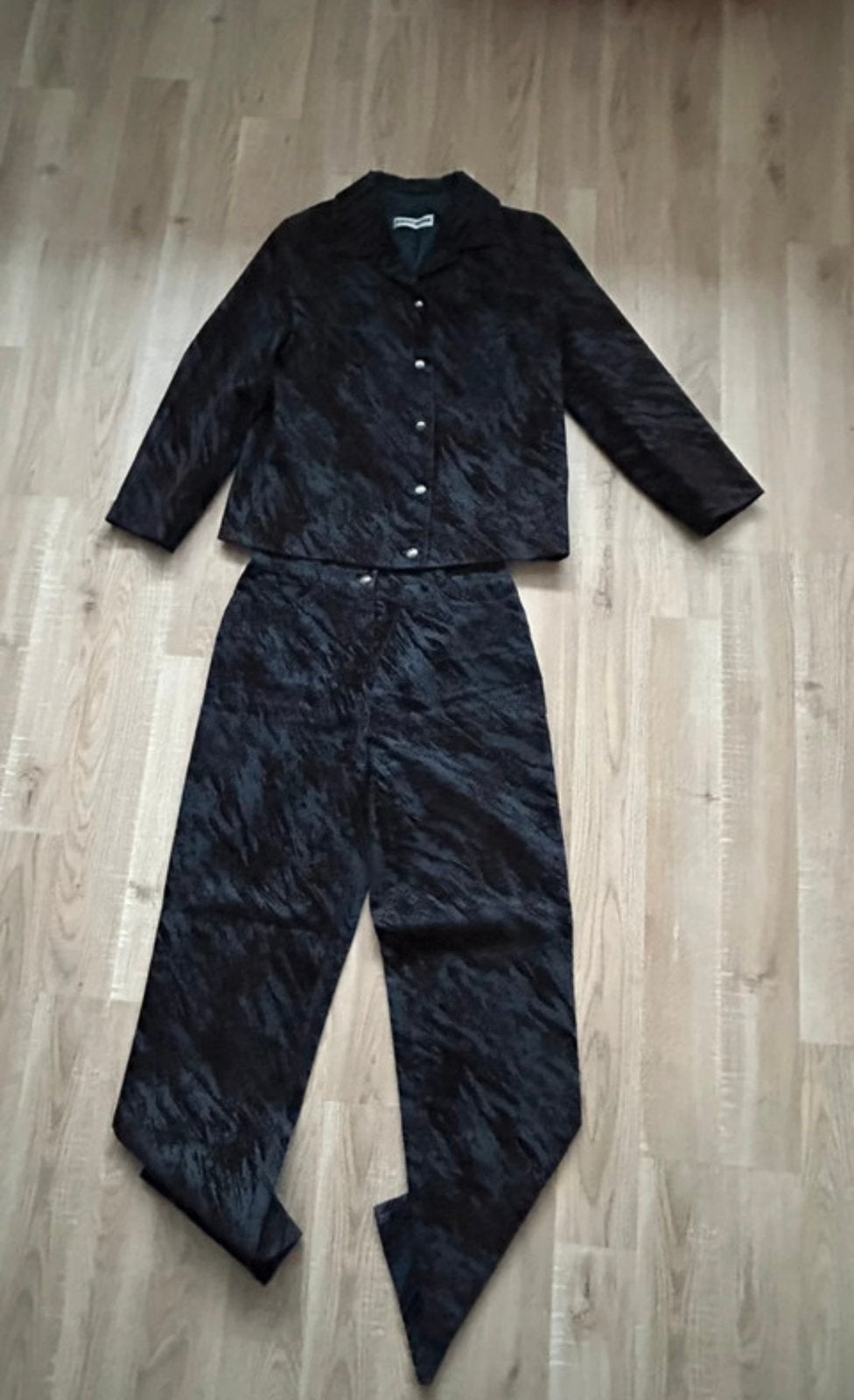 Gerry Weber broekpak mt 38/40 zgan, Ophalen of Verzenden, Zo goed als nieuw, Maat 38/40 (M), Zwart