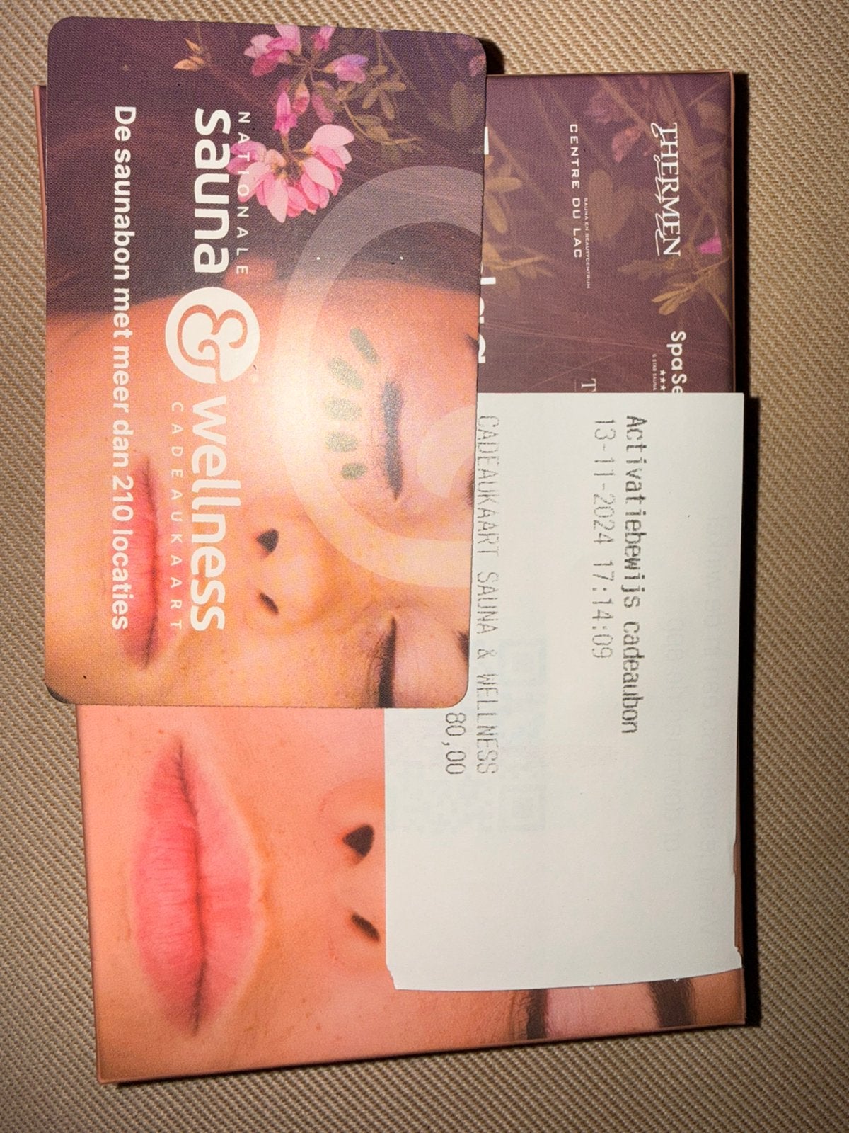 Sauna & Wellness cadeaukaart, Tickets en Kaartjes, Eén persoon, Cadeaubon, Spa of Sauna