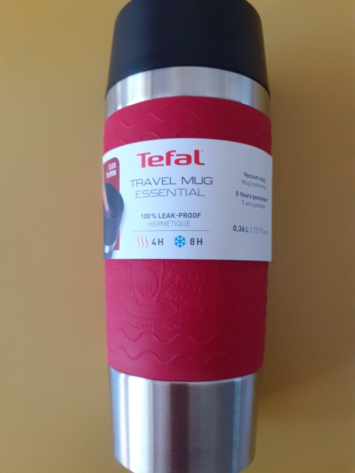 Goede kwaliteit drinkbeker. Nieuw! Tefal., Ophalen, Kan, Nieuw, Metaal