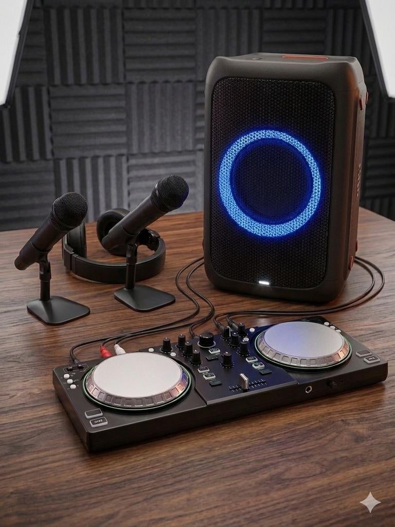 Demo DJ Tafel - Powered by Tiesto, Dj-set, Info@opruimdeals.nl, Ophalen of Verzenden, Zo goed als nieuw
