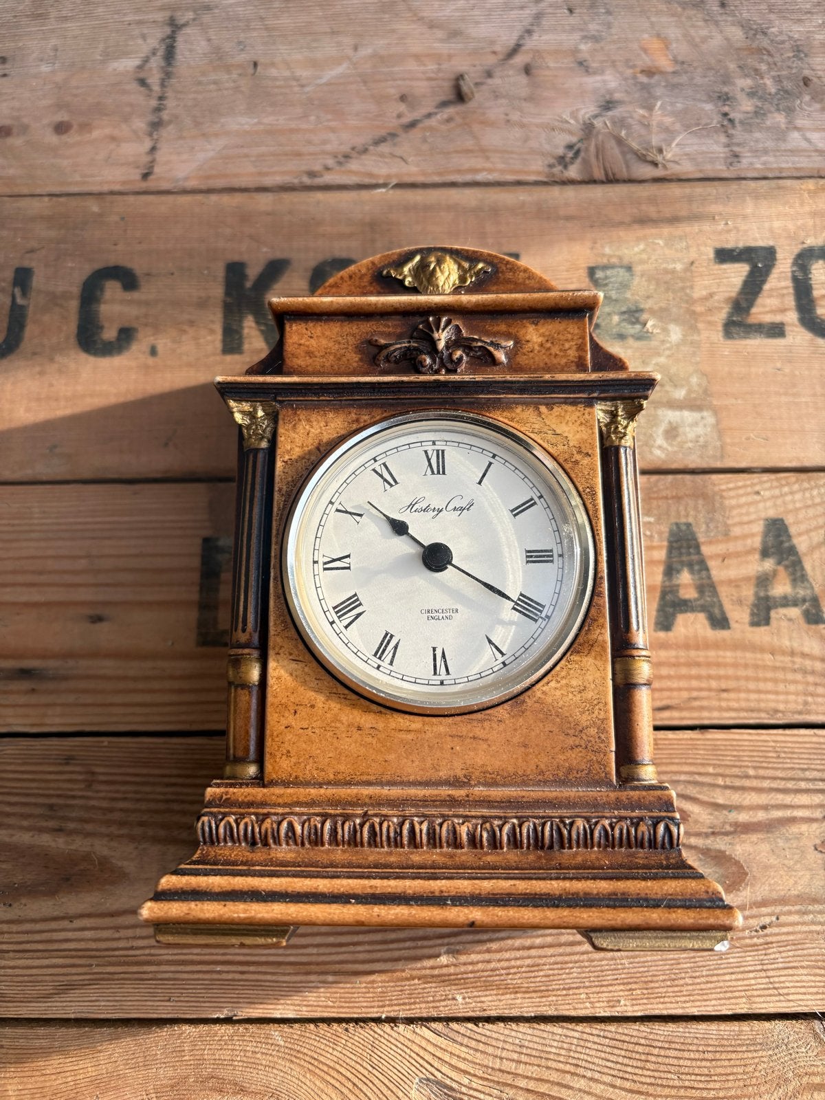History Craft Schouwklok - Klassiek Houten Design, Ophalen of Verzenden