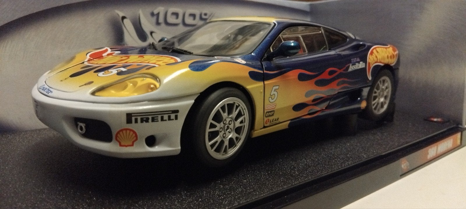 Ferrari 360 Modena special colour Hot Wheels 1:18 KRD, Ophalen of Verzenden, Zo goed als nieuw, Auto, Hot Wheels
