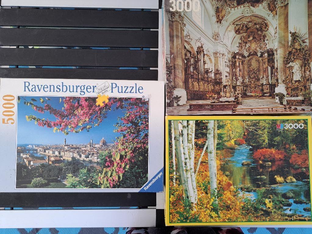 Puzzels 5000 / 3000 stukjes, Hobby en Vrije tijd, Denksport en Puzzels, Ophalen of Verzenden, Meer dan 1500 stukjes, Gebruikt