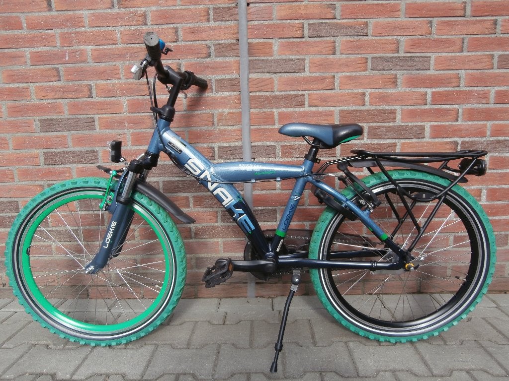 ALS NIEUWE Loekie Snake 22 inch. blauw-groen, Ophalen, Terugtraprem, 22 inch, Versnellingen