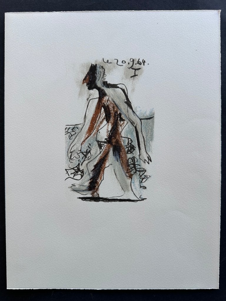 Pablo Picasso litho 1970, Antiek en Kunst, Ophalen of Verzenden, Lithografie