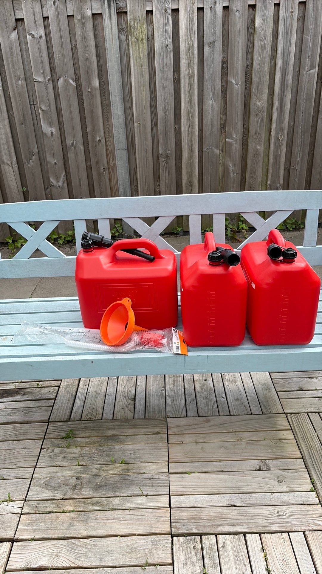 Benzine jerrycans, Ophalen, Nieuw, Motor en Techniek, Zeilboot of Motorboot