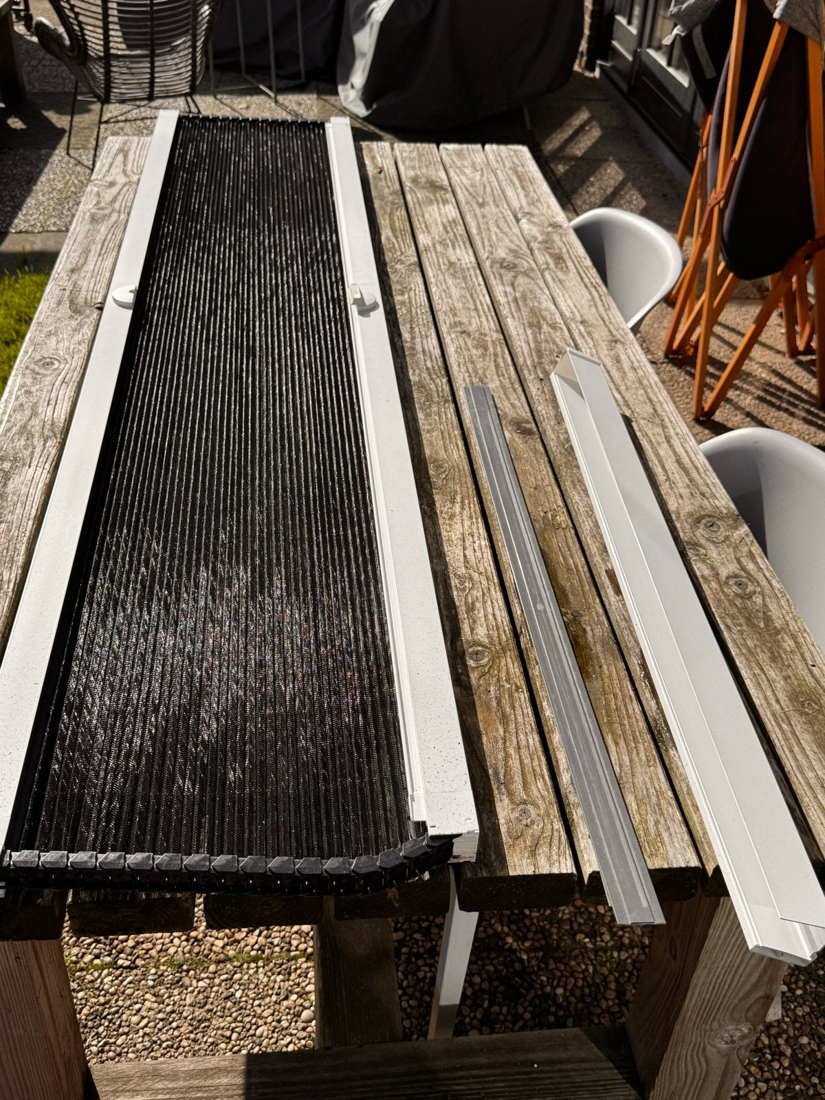 Uniflex Hordeur - Zo goed als nieuw, Ophalen, Kunststof, 80 tot 100 cm, Hordeur