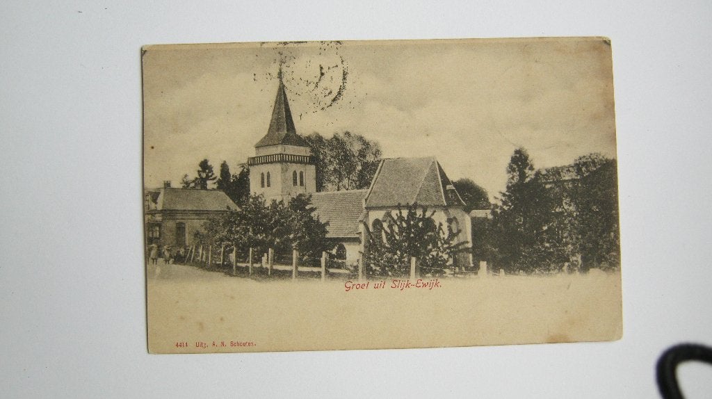 Ansichtkaarten Nederland, TC 6-69 Groet uit Slijk-Ewijk 1904, Verzenden, Voor 1920, Gelopen, Gelderland