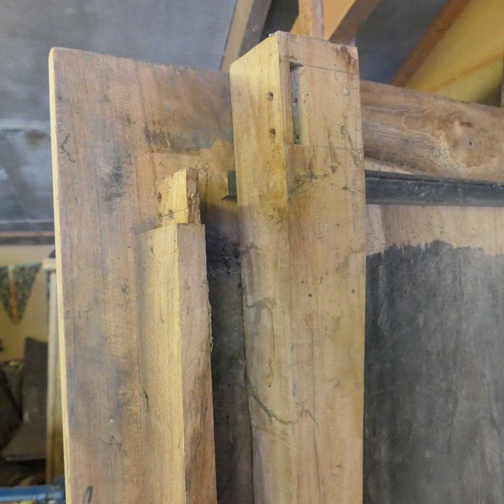 Tafel TQ37 gerecycled oud teak hout 220x100 sale 50% korting, Ophalen of Verzenden
