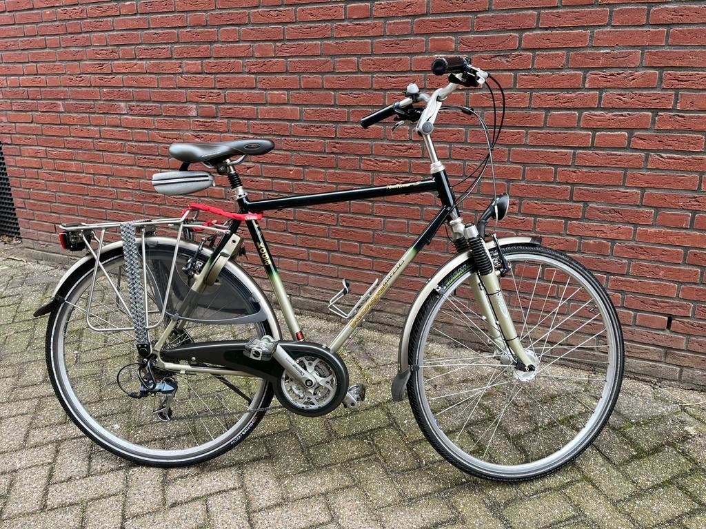 Zeer nette Koga Miyata herenfiets 27 Shimano Deore 57 cm, Ophalen, 28 inch, Vering, Zo goed als nieuw
