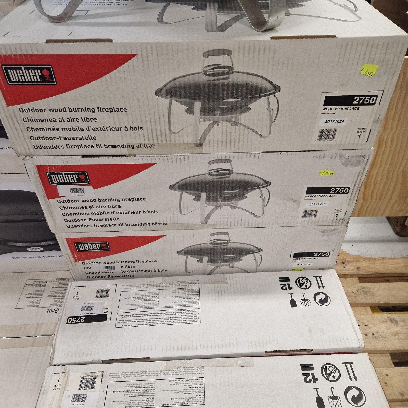 Weber Outdoor Houtgestookte Vuurplaats - Nieuw in doos, Ophalen, Weber-Stephen Products LLC, Nieuw, Support@weber.com