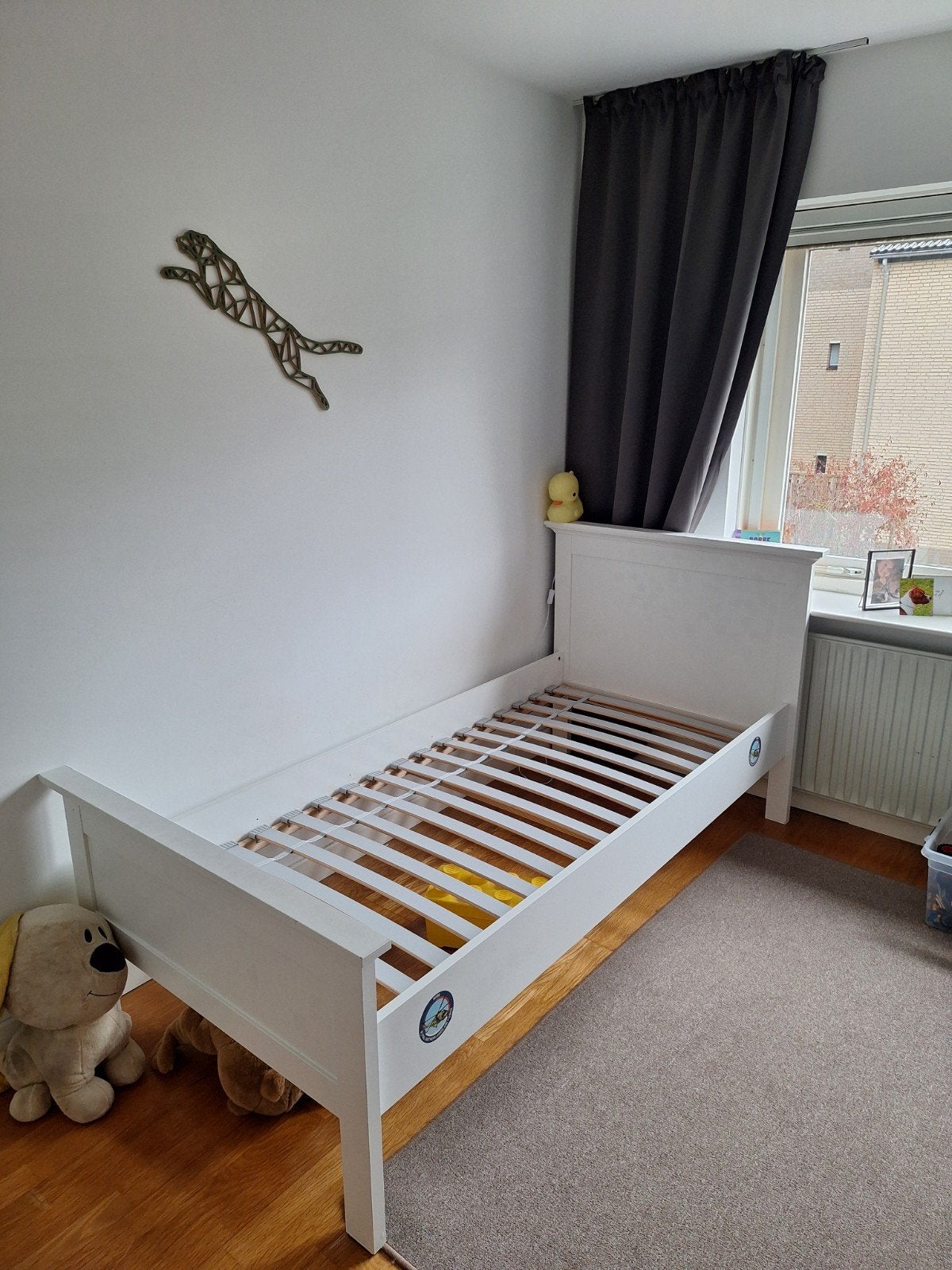 1 persoons bed. Gratis op te halen, Ophalen, Gebruikt, 180 cm of meer, 85 tot 100 cm