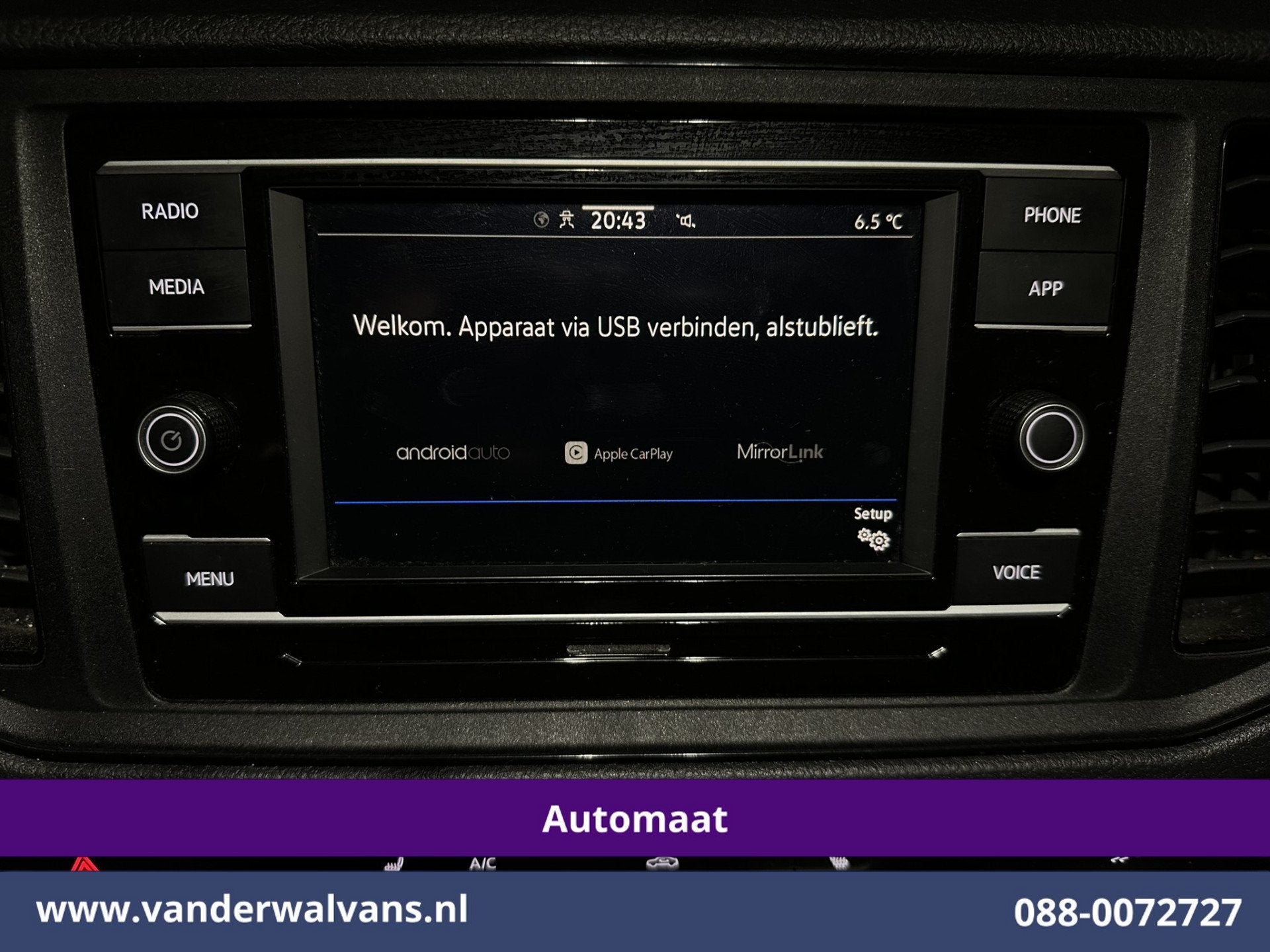 Volkswagen Crafter 2.0 TDI 140pk Automaat L4H3 L3H2 Euro6 Ai, Dealer onderhouden, Stof, Gebruikt, 4 cilinders