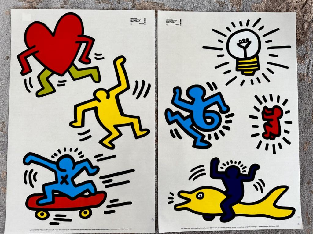 IKEA X Keith Haring, Slätthult muur stickers, Ophalen of Verzenden, Nieuw, Overige typen